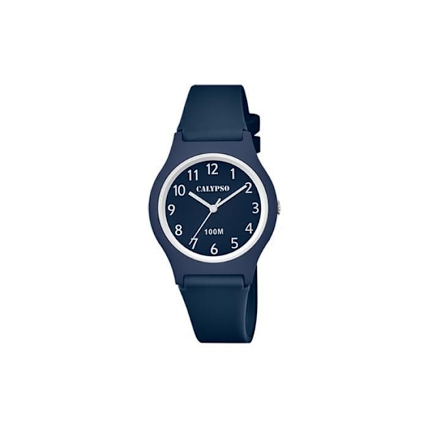 Montre - Calypso - Sweet Time - Silikonearmbånd - Farve Blå - Vandtæt 3 Atm Kvartsrörelse