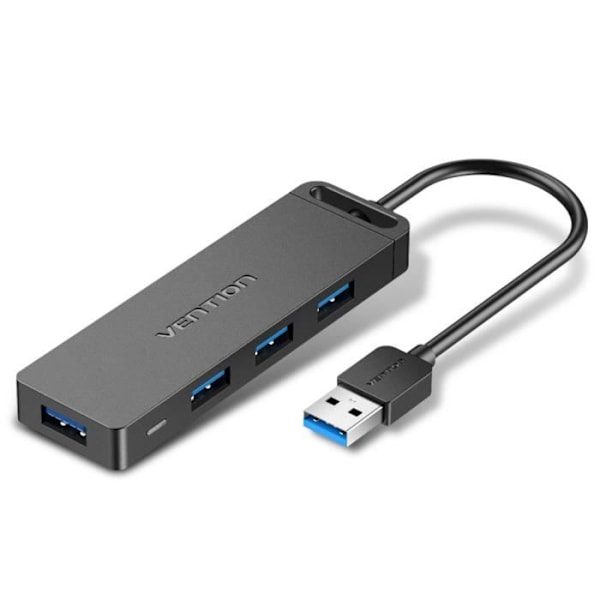Multifunktionel VENTION USB 3.0 HUB Sort