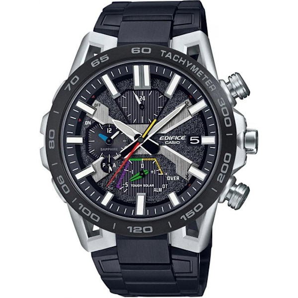 Casio Watch - Herr - EQB-2000DC-1AER - Svart Rostfritt stål - 43mm - 10 bar Svart