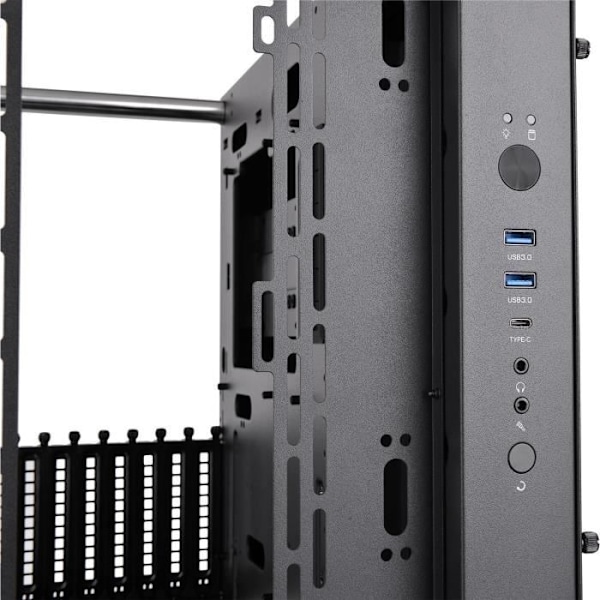 PC-kotelo - THERMALTAKE - Core P3 TG Pro - Musta - Mid Tower - Karkaistu lasi