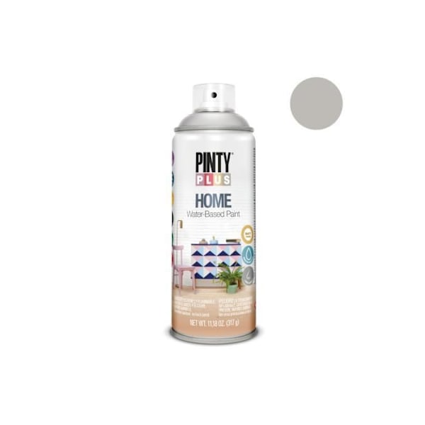 Sprayfärg - GENERIC - Pintyplus Home - 520cc - Grey Moon - Yta upp till 3m² Grå måne