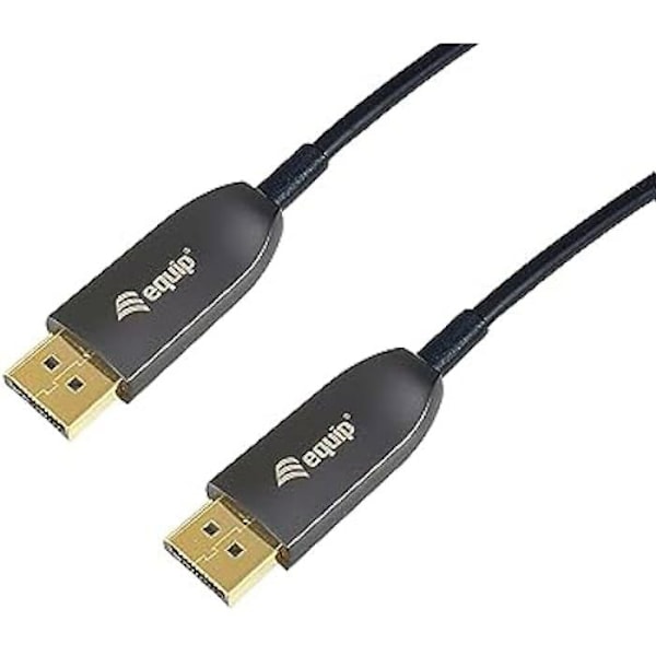 Aktiv DisplayPort 1.4 kabel 15 m 8K/60Hz - EQUIP - Equip 119441 - Transmission af audio- og videosignaler - Sort