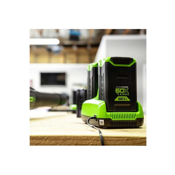 Batterilader Greenworks G60UC - Greenworks - Li-Ion 60V - Udgang 120W/2A - Ladesystemstyring