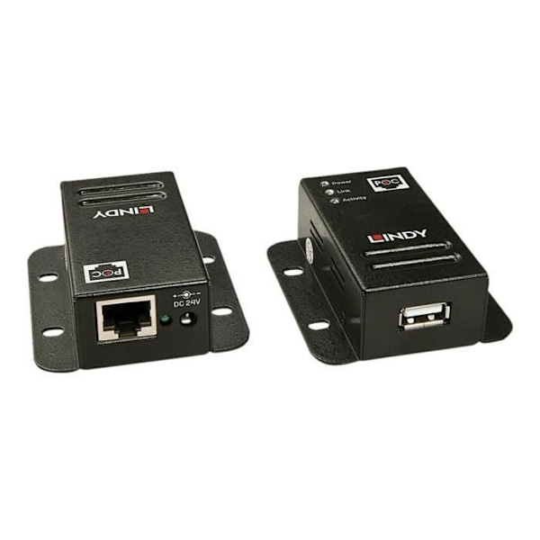 LINDY USB 2.0 Cat.5 Extender Power Over USB 2.0 USB -jatkokaapeli jopa 50m