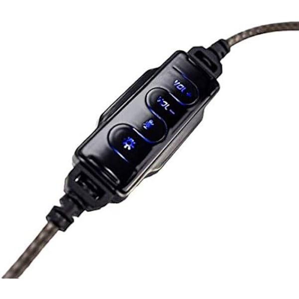 7.1 Gaming Headset - TALIUS - Osprey - RGB LED - Støjreduktion - Sort Unik