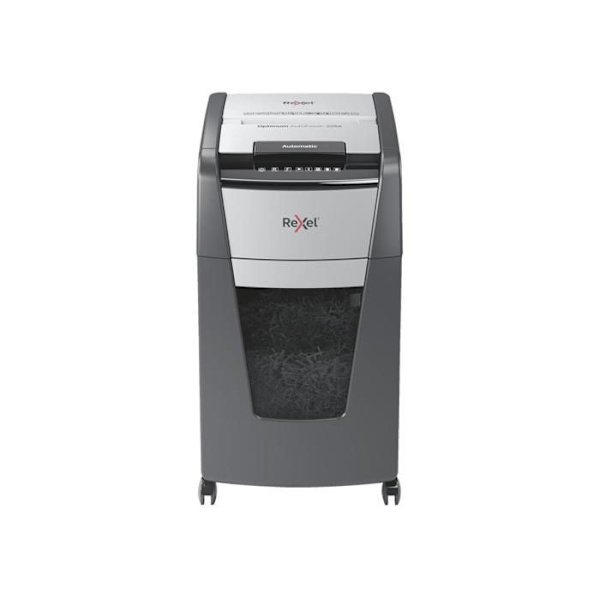 Dokumentförstörare - REXEL - Auto+ 225X - Säkerhet P4 - Kapacitet 225 ark - Behållare 60L