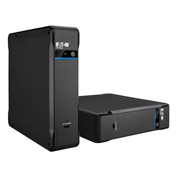 Eaton Ellipse 3P1700UD UPS 1,7 kVA 1040W 8 AC-stik Standby Sort Sort