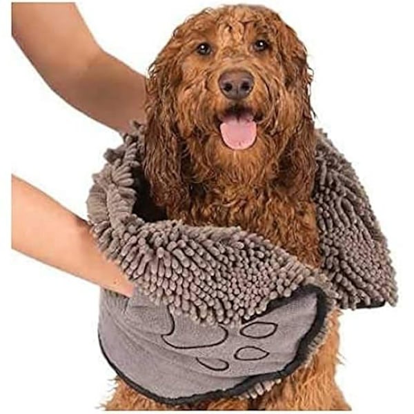 Handduk - DGS - Dirty Dog Shammy - Mikrofiber - Absorberande - För hundar och husdjur