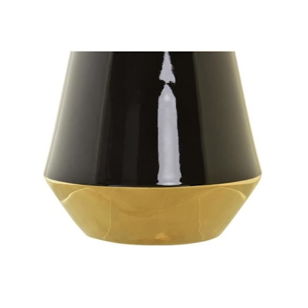 guldvas, tvåfärgad modern design 35 cm