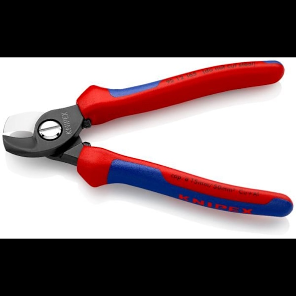 Knipex - Kabelskærertang - 165 mm - Hærdet stål - Rød