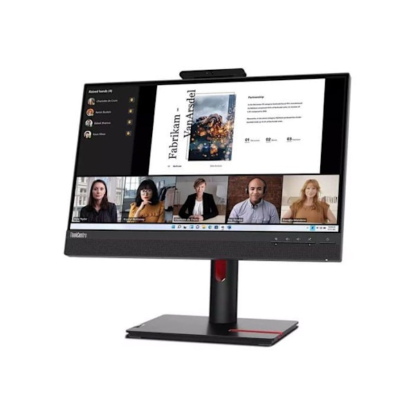 - Lenovo - Lenovo ThinkCentre Tiny-in-One 22 Gen 5 - LED-skärm - 22" (21,5" synlig) - pekskärm - 1920 x 1080 Full HD (1)