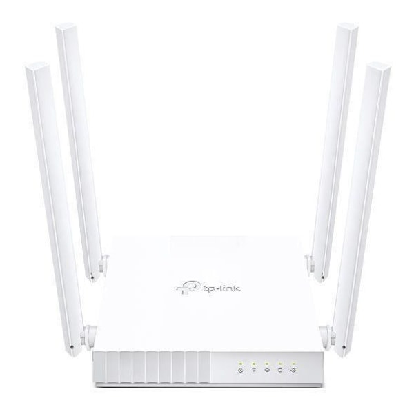 Tp-link Wifi Router Archer C24 Ac750 Dual AP/router, 4x Lan, 1x Wan/ 300mbps 2.4/ 433mbps 5ghz, Right To Socket, Indendørs, A