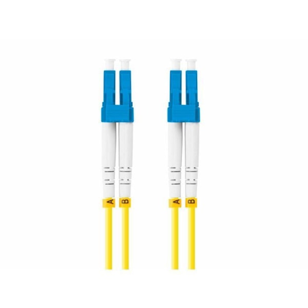 Lanberg - FO-LULU-SD11-0010-YE - LATIGEUR FIBER 1M MONO LC/UPC-LC/UPC DUPLEX G657A1 LSZH KELTAINEN