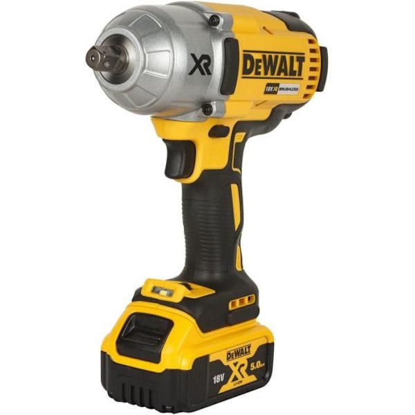 DEWALT XR 18V 5Ah Li-Ion Iskuraudatin 3 Nopeutta Toimitetaan 2 Akun Kanssa TSTAK-Laatikossa, Liitettävä ja Pinottava Svart