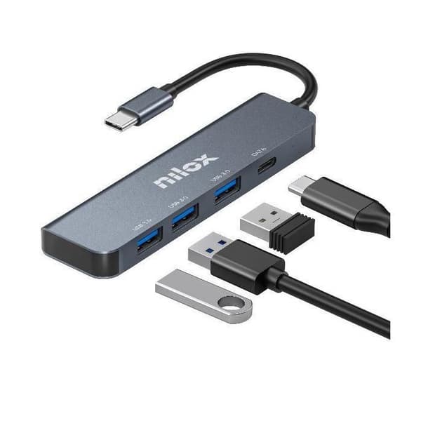USB C -hubi 3 x USB 3.0 1 x USB-C