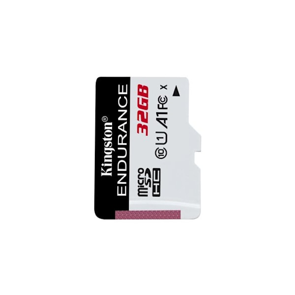 KINGSTON High Endurance Micro SDHC -kortti - 32 Gt - Luokka 10/UHS-I (U1) - 95 Mt/s luku - 30 Mt/s Space Write
