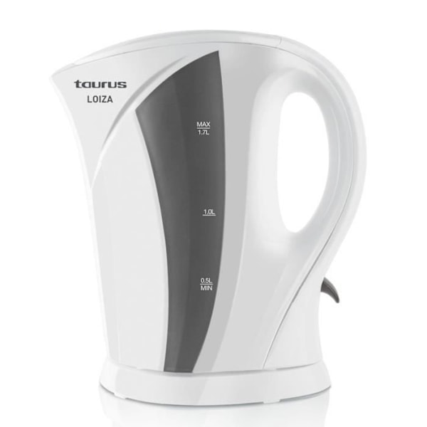 Teevite TAURUS Loiza 1,7L 2200W - Valkoinen/Harmaa - Langaton mittakannu Vit grå
