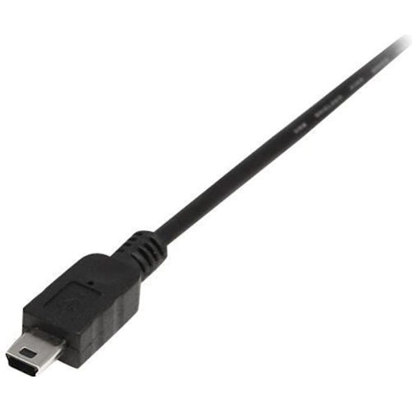 1m USB 2.0 A til Mini B-kabel - STARTECH - Sort - Afskærmet - Højhastighedsdataoverførsel