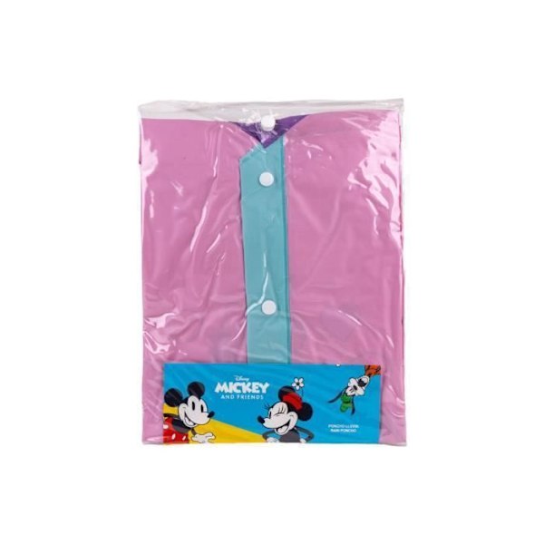 Sateenomainen Poncho - Minnie Mouse - Vaaleanpunainen - Lapsi - Hihaton - Vaellus lyserød 3-4 år