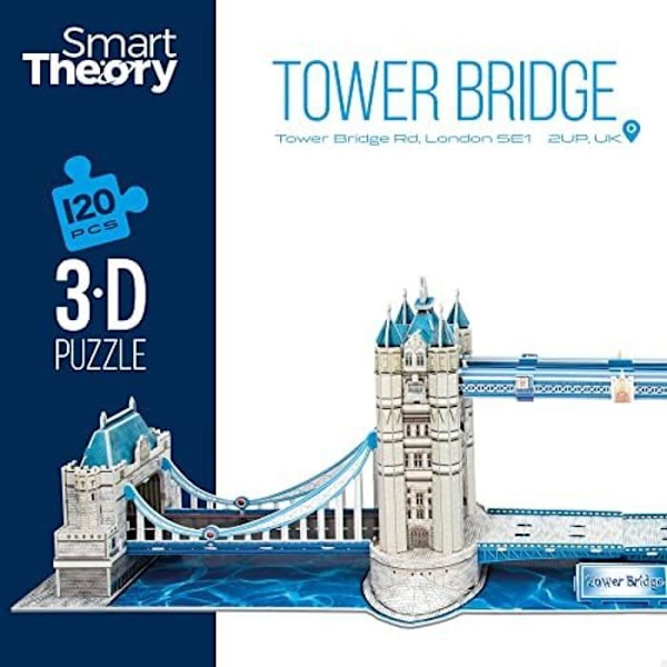 3D PUZZLE TOWER BRIDGE LONDON 120 KAPPALE 77X18X23