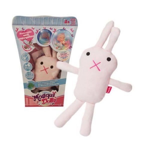 Pehmolelu - BERJUAN - Mosquidolls Pink - 24 cm - Hyttysten esto Rosa