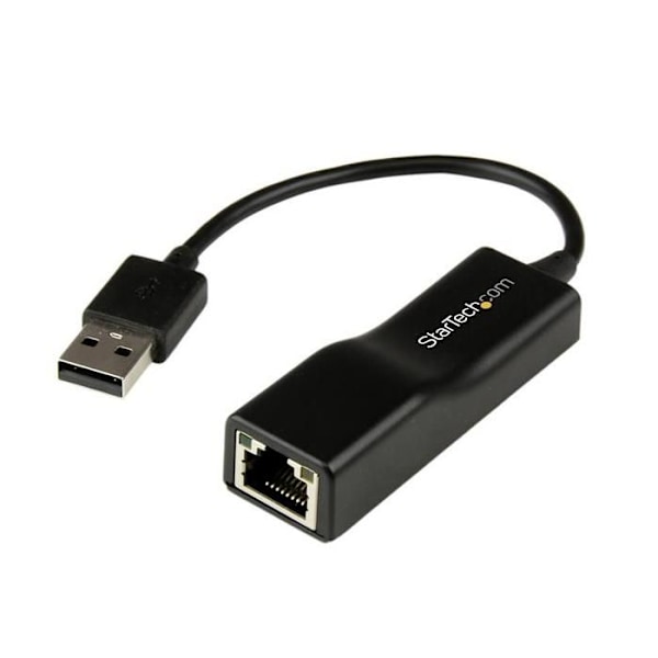 USB 2.0 - Ethernet-verkkosovitin - STARTTECH - USB2100 - 10/100 Mb/s - Musta