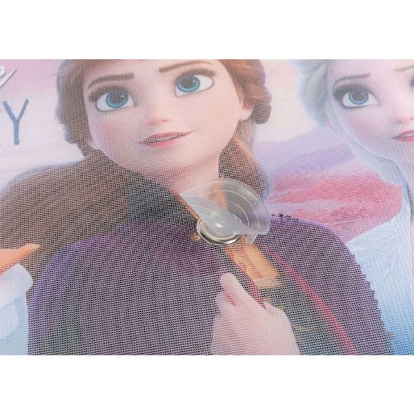 Sivuverho - FROZEN - Disney - UV-suoja - Imukuppikiinnitys - 60 x 40 cm Sininen