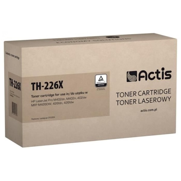 Tonerpatron - Actis - TH-226X - Kompatibel - Sort - 9000 sider - Klasse A
