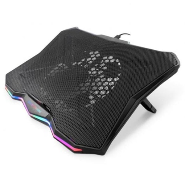 Deep Gaming Rbw-17 Rgb kylbas för bärbara datorer upp till 17,3" Svart