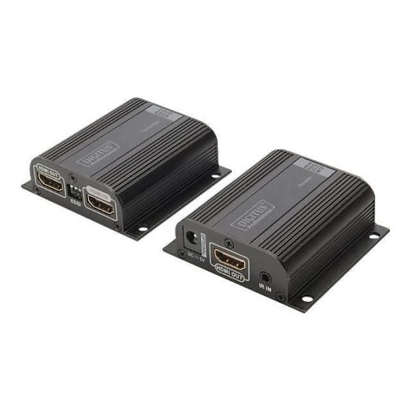 DIGITUS Professional DS-55100-1 HDMI Extender Sæt, Full HD Audio-Video extender op til 50 m