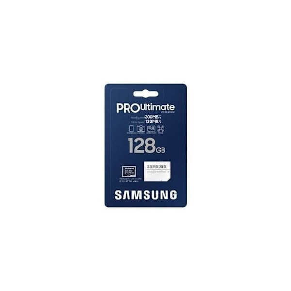 SAMSUNG MEMORY CARD 128 GB MICRO-SD Pro Ultimate Class 10 MB-MY128SA/WW