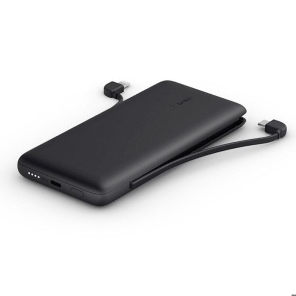 TELEFON, Powerbank, POWER BANK STANDARD, Belkin 10k Pd Powerbank Cab Usb-c + lys Sort