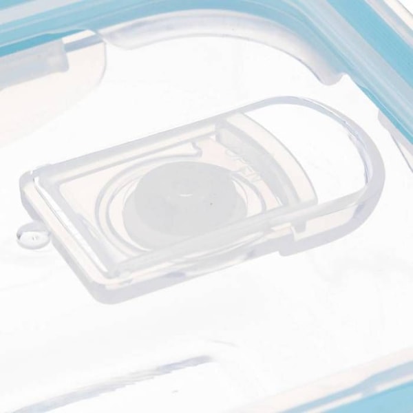 Opbevaringsbeholder i glas - 5five - Clipeat - 0,33L - Tåler mikroovn - Gennemsigtig - Firkantet Gennemsigtig