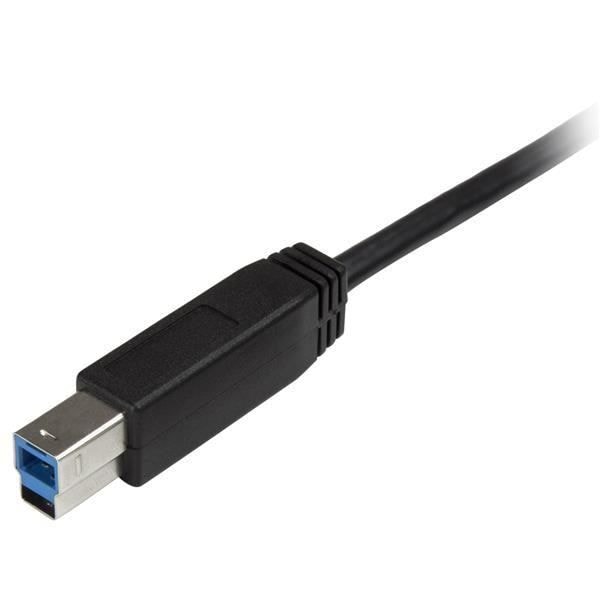USB-C-kaapeli USB-B:hen - STARTECH - 2 m - USB 3.0 - Uros/Uros - Musta