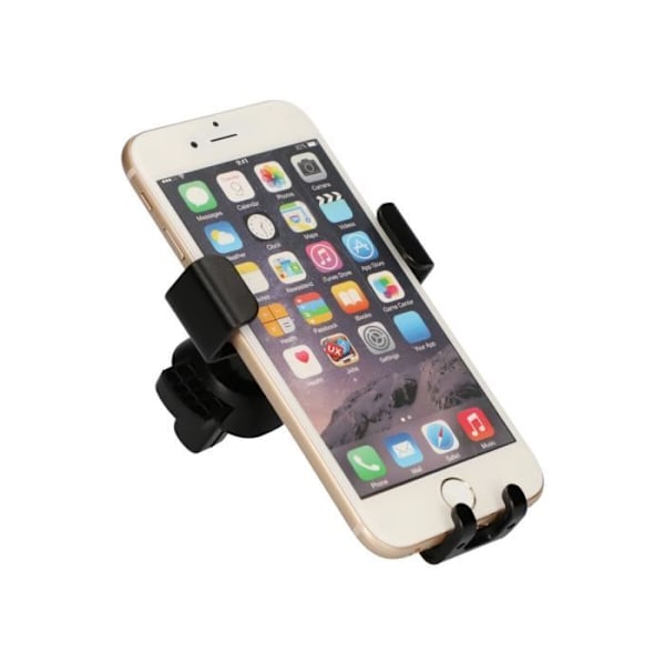 SORT 360° GRAVITY AUTOMATISK VENTILATIONSSTØTTE TIL KSIX SMARTPHONE Svart