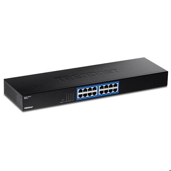 16-ports Gigabit Rack Switch. TEG-S17 Sort