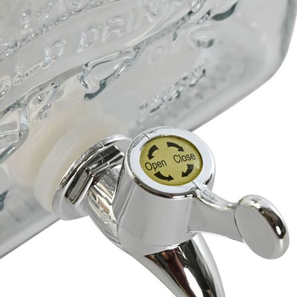 Glasdrinkdispenser 19x25x16cm