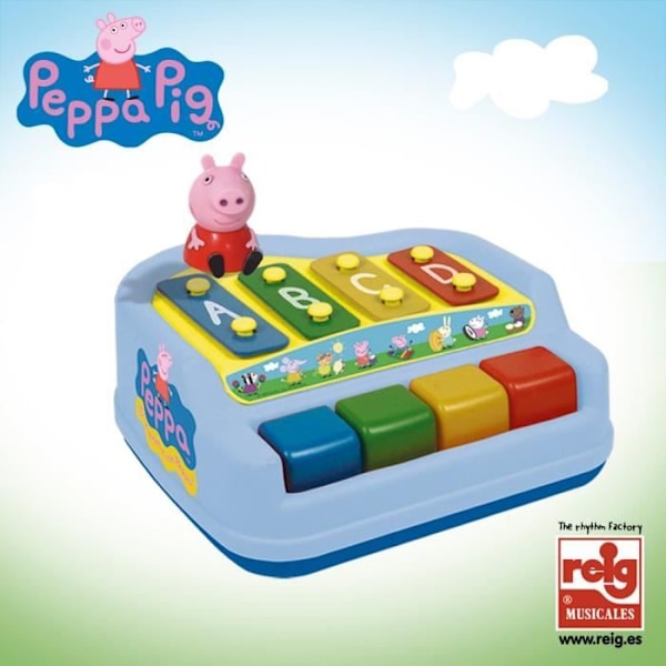 PEPPA PIG Piano, xylofon med 4 toner