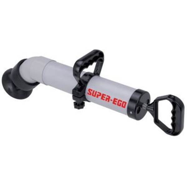 Professionel Unblocker - Super Ego - Super Ego Unblocker - Justerbart håndtag - 1,3 L - 2 adaptere Grå