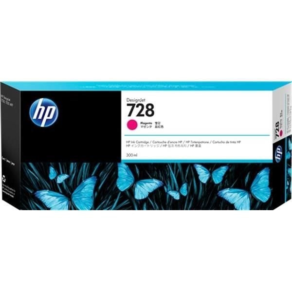 HP 728 mustepatruuna - magenta - 300 ml