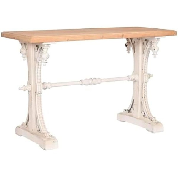 Konsoli - HOME ESPRIT - Keltainen Valkoinen - MDF - 120 x 50 x 77 cm - Sisääntulokalusteet Flerfärgad