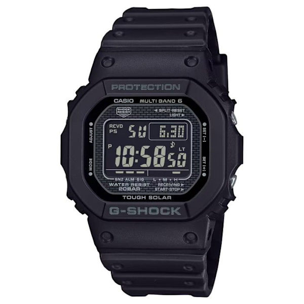 Ur - Casio - GW-5000HS-1ER - Sort - Vandtæt 20 bar - Plastikrem Svart