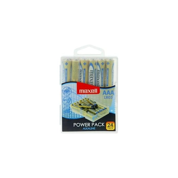 AR0395 - MAXELL - Paket med 24 LR3 batterier Box...