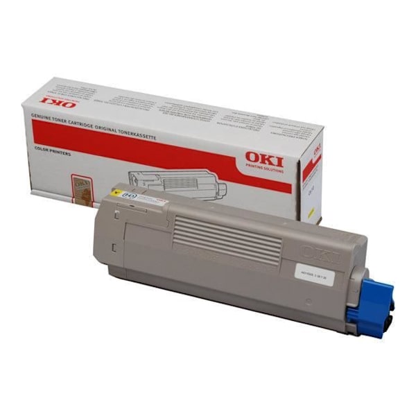 OKI Tonerpatron 44315305 - Kompatibel C610 - Gul - Standardkapacitet 6 000 sidor