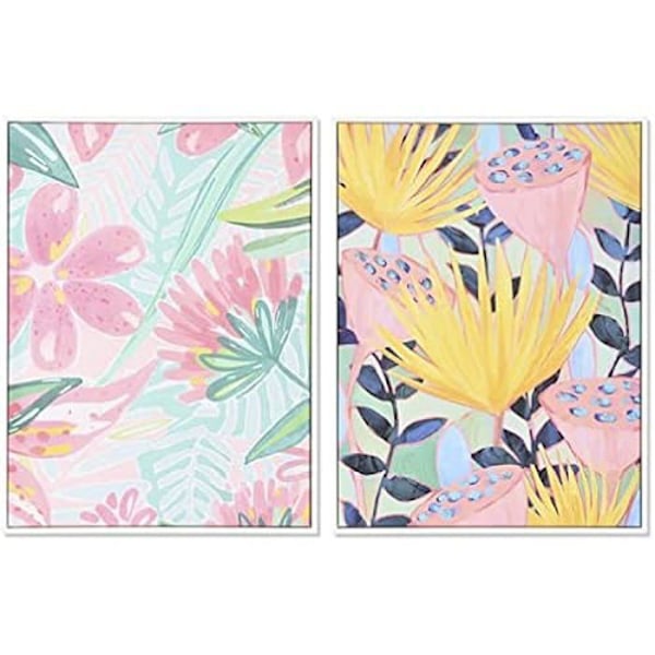 Maleri - DKD HOME DECOR - Estándar - Flerfarvet - 60x4x80 cm - Indendørs mångfärgad