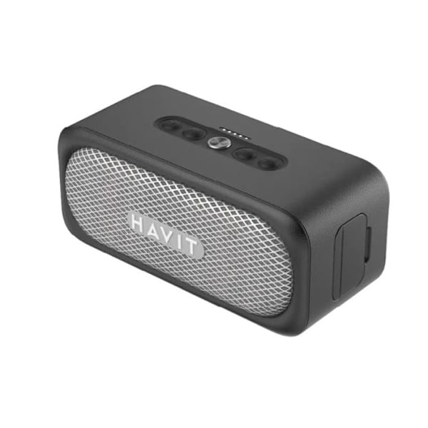Trådløs Bluetooth 5.3 bærbar højttaler, TWS, TF, AUX, håndfri opkald, IPX7, 2000 mAh - Havit (SK905BT) - Sort