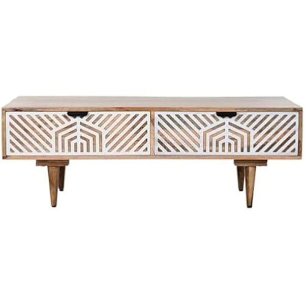 Sofabord - HOME ESPRIT - Flerfarvet - Mangotræ - 115 x 60 x 40 cm - Nem montering Flerfärgad