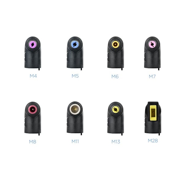 65w Universal oplader 1xUSB + 8 TooQ stik