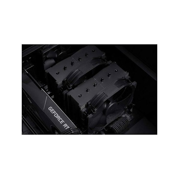 Noctua NH-D15 Chromax Sort CPU blæser - Sort - 140 mm - 19,2 - 24,6 dBA - 300-1500 rpm