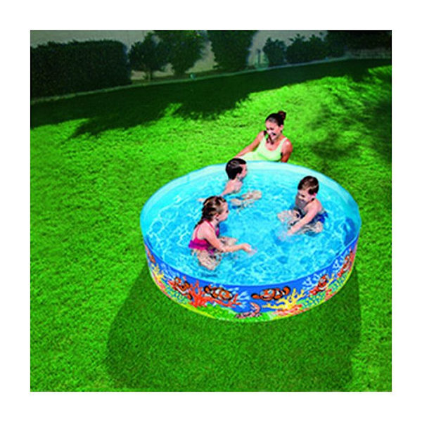 Piscine - Fill 'N Fun - Koralfisk - Diameter 183cm - Højde 38cm - Selvstående